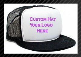 Custom Made Trucker Hat with your logo Mesh Snap back caps NEW  *You Pic... - £12.14 GBP