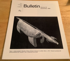 Dayton Art Institute Bulletin V40 December 1985 - £8.85 GBP