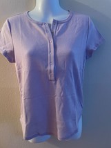 Women&#39;s Old Navy Fitted, Dhort Sleeve Henley Shirts Size  S M L XL NWT - £12.71 GBP