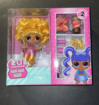 LOL Surprise Hair Hair Hair Doll &amp; Accessories Series 2 ~ Blonde Curly Hair NIB - £14.08 GBP