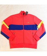 Polo Ralph Lauren Double-Knit Mesh Track Jacket Red Multi sz M NWT - $143.19