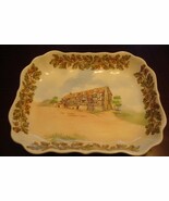 Royal Doulton &quot;A&quot; early mark, Old English Inns, square bowl,  Australia ... - $101.87 CAD