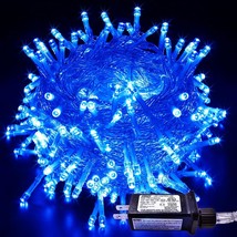 33Ft 100 Led Blue Christmas Tree Lights, 8 Modes Blue Led Christmas Lights Indoo - £24.11 GBP