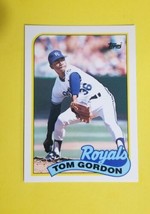 1989 Topps Traded Tom Gordon Rookie Rc #38T Kansas City Royals Free Shipping - £1.43 GBP