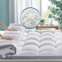 3 Inch Memory Foam Mattress Topper Queen With Breathable Air, 21&quot; Deep P... - $71.97