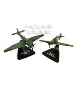 Set of 2: Hurricane vs Stuka - Dunkirk 19401/72 Scale Diecast Model - $59.39