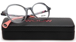 New Woow Get Ready 1 Col 2480 Transparent Gray Eyeglasses Frame 48-18-140 B44mm - £142.26 GBP