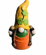Garden Gnome Fall Pumpkin Fairy Statue Resin Thanksgiving Pumpkin Gnome ... - $261.56 MXN