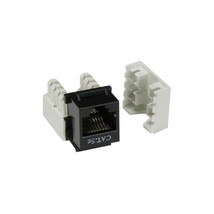 UNC Group KEYC5E-BLK CAT 5E KEYSTONE JACK 110 TYPE BLACK - $24.76