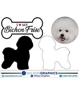 Bichon Frise - Dog Breed Decals (Set of 16) - Sizes in Description - £11.90 GBP