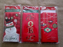 Lot of 3 New Packages of Assorted Christmas Money Holder Cards - See Des... - £9.20 GBP