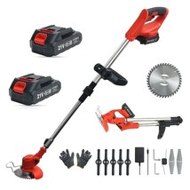 Cordless Weed Wacker,Electric Weed Eater,2 Batteries,Grass Trimmer Cordl... - $5,387.68 MXN