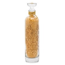 Lady Primrose Royal Extract Bathing Salts Glass 24k Gold Decanters 23oz - £54.22 GBP