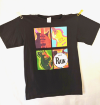 Beatles Ludwig Rain T Shirt Tribute Band Size Medium anvil - $24.19
