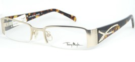 Thierry Mugler TM9214 C2 Pale Gold /TORTOISE Eyeglasses Glasses 50-19-135mm - £109.51 GBP