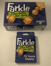 Farkle The Classic Dice-Rolling, Risk-Taking Game Playmonster + 75 Score Sheets - $19.79