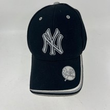 Vintage New York Yankees Twins Enterprise MLB Baseball Cap Black Strapback NY - £14.48 GBP