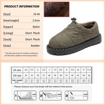 Brand Fashion Women Ankle Boots Winter Warm Female Snow Boots Quality Quilted Ny - £74.62 GBP