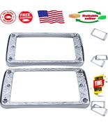 Curved Bottom Metal Pickup Rings Set - Perfect Replacement for Les Paul ... - $590.63 MXN