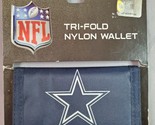Dallas Cowboys NFL Tri-Fold Nylon Wallet Licensed Concept One - $12.82