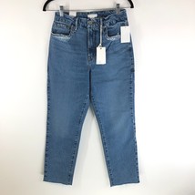 Good American Womens Good Vintage Jeans Frayed Hem Distressed Stretch 4/27 - £56.68 GBP