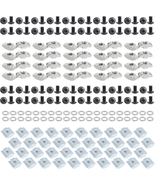 200Pcs T Slot Nut Kits for 2020 Series Aluminum Extrusion Profile Frame,... - $268.28 MXN