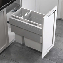 Hailo US Cargo 15 Full Access 52 Liters Waste Bin Soft-Close Pull-Out Or... - $605.78 CAD