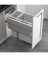 Hailo US Cargo 15 Full Access 52 Liters Waste Bin Soft-Close Pull-Out Or... - €377,66 EUR