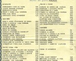Ristorante Firenze da Eugenio Menu Milano Milan Italy 1955 - £18.98 GBP