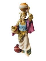 Thomas Kinkade Nativity Figurine Christmas Bountiful Water Barer Woman at Well - £46.47 GBP
