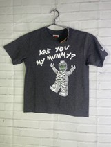 Lego Are You My Mummy Short Sleeve Gray Graphic T-Shirt Youth Boys Size ... - £10.94 GBP