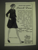 1974 J. Jill Smock Dress Advertisement - House and Garden Smock Dress - $18.49