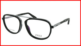 ZILLI Eyeglasses Frame Titanium Acetate Leather France Made ZI 60038 C02 - $819.63