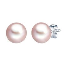 Valero Pearls Sterling Silver 925 rhodium-plated Ladies Stud earrings wi... - $81.00