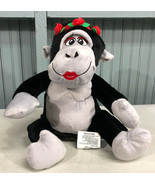 PEM America Kissy Face Monkey 13&quot; Plush Stuffed Animal - £10.06 GBP
