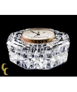 Waterford Crystal Octogon Quartz Mantle Clock Nice! - £49.84 GBP