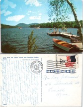 Maine Southwest Harbor Mt. Desert Island Posted 1960 to Everett MA VTG Postcard - £7.51 GBP