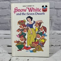 Walt Disney Snow White and the Seven Drawfs 1973 Vintage Hardcover Book - £5.44 GBP