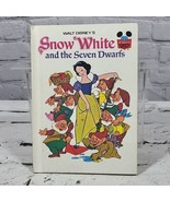 Walt Disney Snow White and the Seven Drawfs 1973 Vintage Hardcover Book - £5.43 GBP