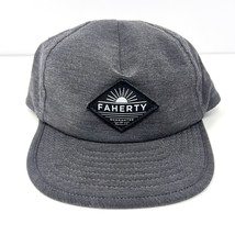 Faherty Men’s All Day Front Seam Baseball Cap Strapback Hat Charcoal Gre... - €21,28 EUR