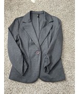 Ambition womens gray overcoat quarter sleeve blazer casual Size Small Bu... - $16.66 CAD