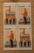 CANADA Stamp #692-3 1976 8¢ ,Royal Military College Centenary Block of 4... - $4.23
