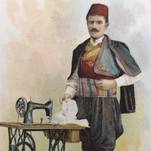 Bosnia Singer Sewing Machine Trade Card Victorian - £8.25 GBP