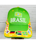 FIFA World Cup Country Flag Hosts 1930 To Brasil Brazil 2014 Hat Cap Soccer - £54.72 GBP