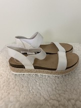 Ophelia Roe Sandal Kimmie White size 11 M NEW 2” Wedge - £22.17 GBP