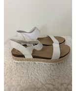 Ophelia Roe Sandal Kimmie White size 11 M NEW 2” Wedge - $38.37 CAD