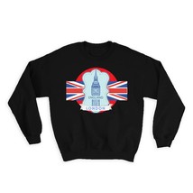 Big Ben England : Gift Sweatshirt Country Phone Booth British UK United Kingdom  - £23.74 GBP