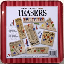 New 7 Different Solid Wood Teasers Game Tin ⭐️SEALED ⭐️ - £12.58 GBP