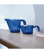 Tupperware Micro Measuring Cups Pitcher Set Color Indigo Cobalt Blue 1149 - $24.49