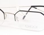 GENIUM by TRENDS &amp; MORE GEQ 7505 SW Black / Silver UNIQUE EYEGLASSES 50-... - $177.98